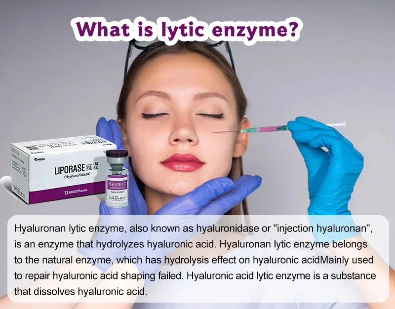 2021 Hot-Selling Product Liporase Is Used for Facial Skin Hyaluronidase Injection to Remove Filler Korean Lipase Hyaluronidase