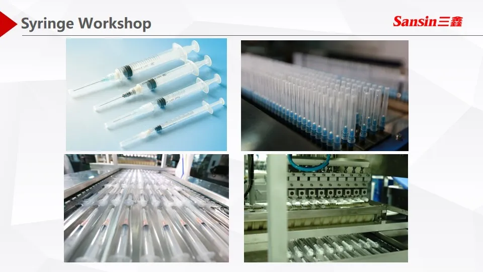 3ml Disposable Syringe FDA510K/CE/ISO/Who Certified