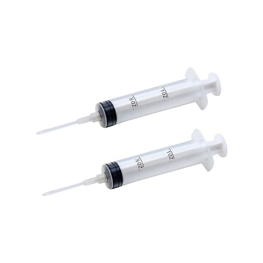 3ml to 12ml Disposable Plastic Oral Irrigating Syringes with Curved Tip
