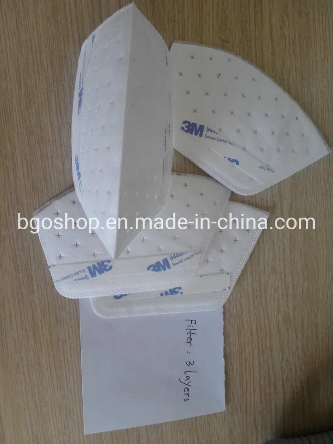 5ply/3plys Replaceable Mask Filter for Washable 3D Face Mask Melt Blown Filter