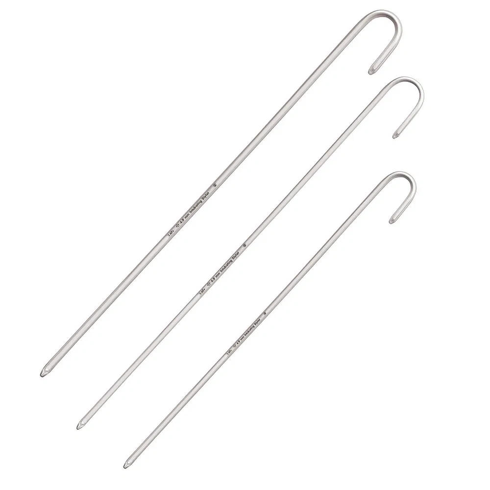 Aluminium Tracheal Catheter Intubation Stylet Tube Introducer for Medical Usage