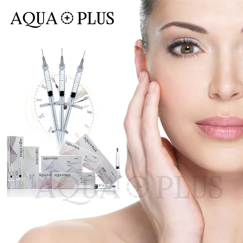 Aqua Plus Cross Linked Ha Gel Derm Filler for Lips Injection 1ml