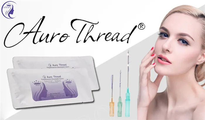 Auro Thread Press Surgical Suture Lifting Cog3d 4D 6D Pdo Thread