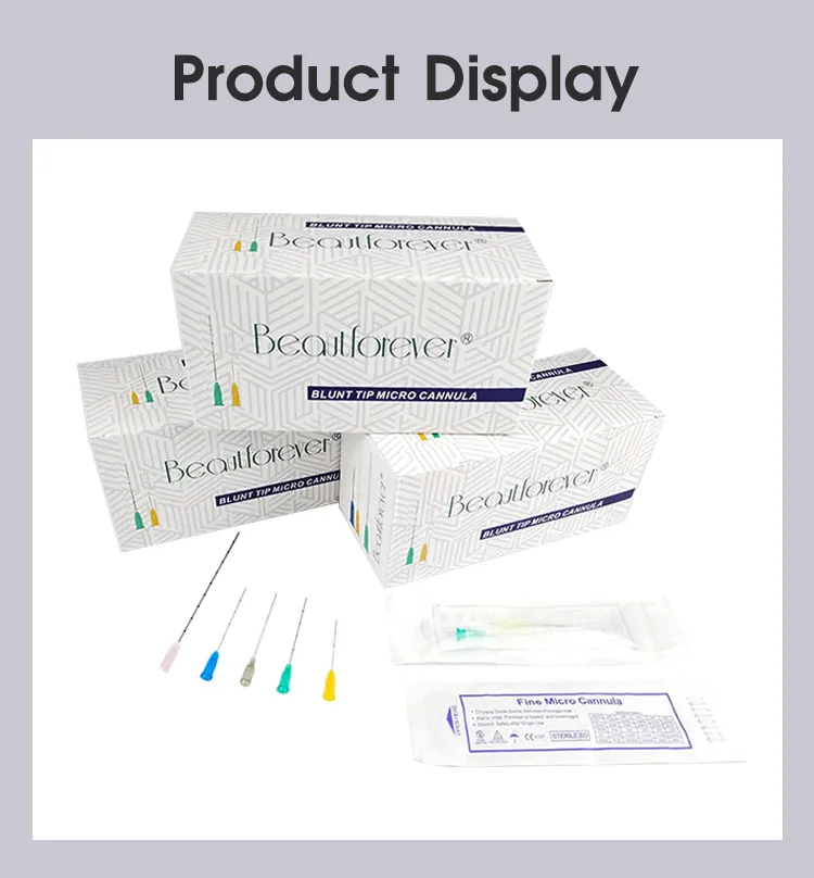 Automatic 30g 25mm 13mm Microcannula 18gauge 2inch Cannula Blunt Needle 27g 21g 22g 25g 23G with Cheapest Price