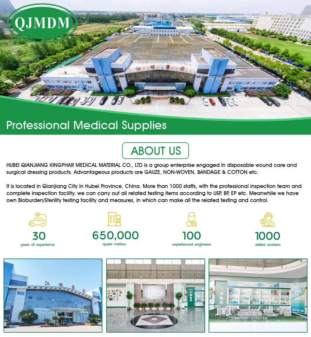 Bandage/Balls/Roll ISO CE Approved 12/16ply 100% Cotton Medical Sterile Gauze Swabs with CE/ISO Certification