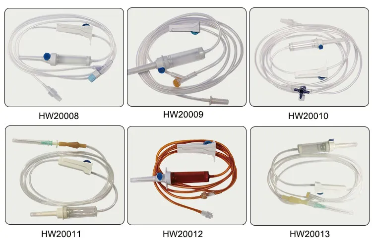 Ce and ISO Approved Disposable Infusion Set with Needle for Single Use