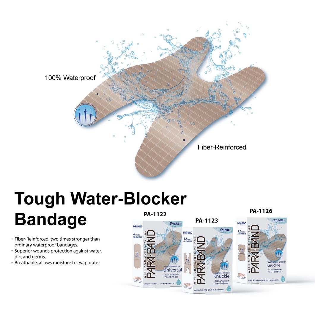 Complexional PU Tough Water-Blocker Extra Large Adhesive Bandage Strips (PA-1126)