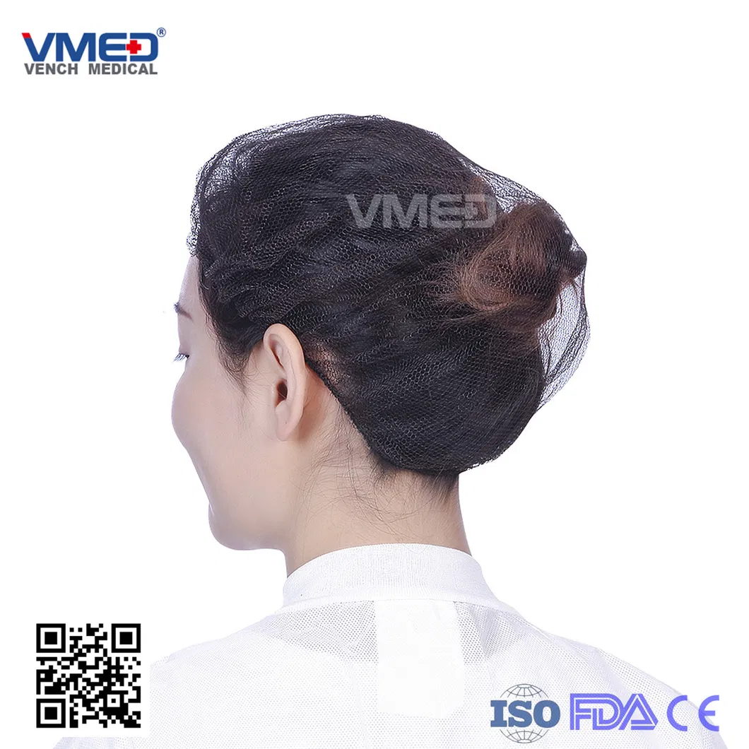 Dipsosable Head Wear Mob/Clip Cap for Hospital