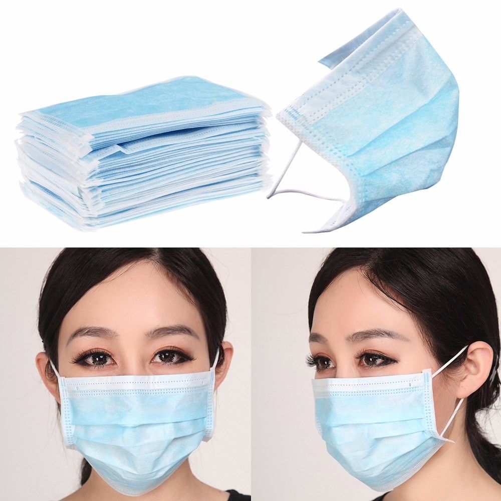 Disposable 3 Ply Non-Woven Face Mask Certified