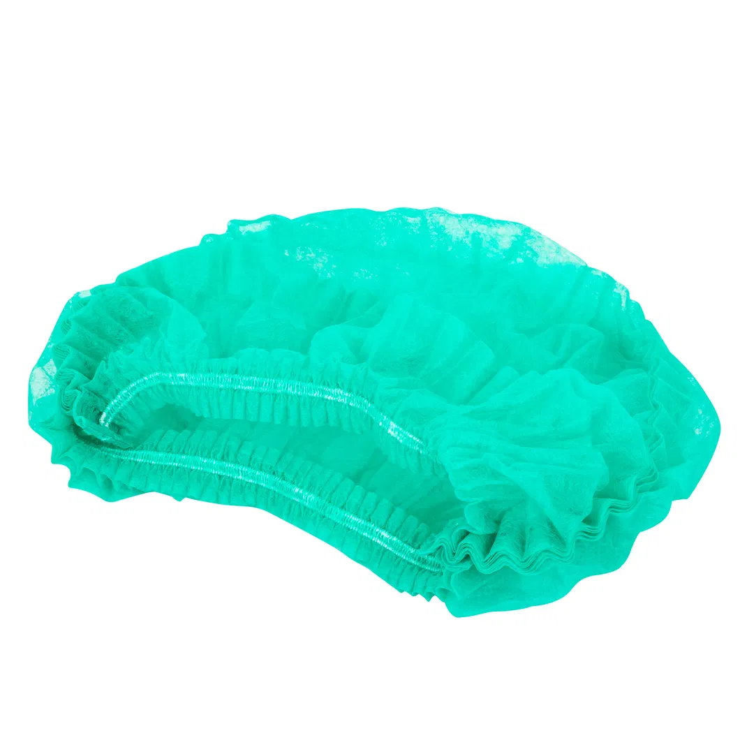 Disposable Clip Cap Nonwoven Mop Cap PP Bouffant Hair Cap Strip Clip Cap