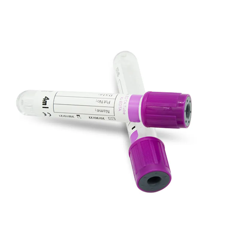 Disposable for Test Purple 2ml-10ml Vacuum Blood Collection Tube