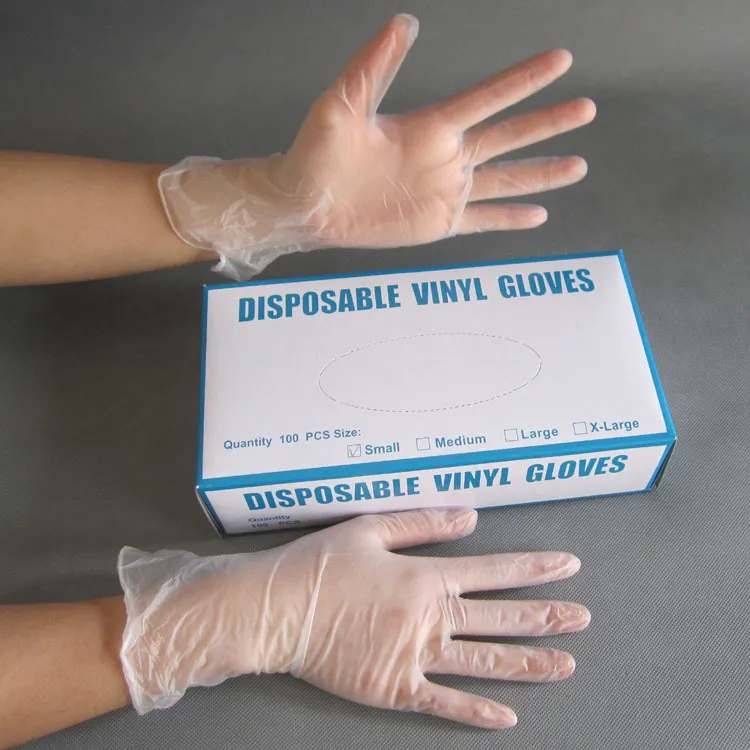 Disposable Gloves Powder Free PVC Vinyl Gloves Examination Gloves