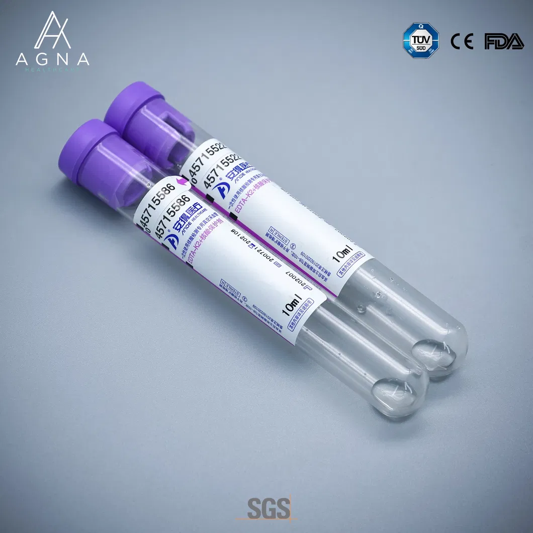 Disposable K2 K3 Vacuum Blood EDTA Collection Tube for Sale with CE/FDA/ISO