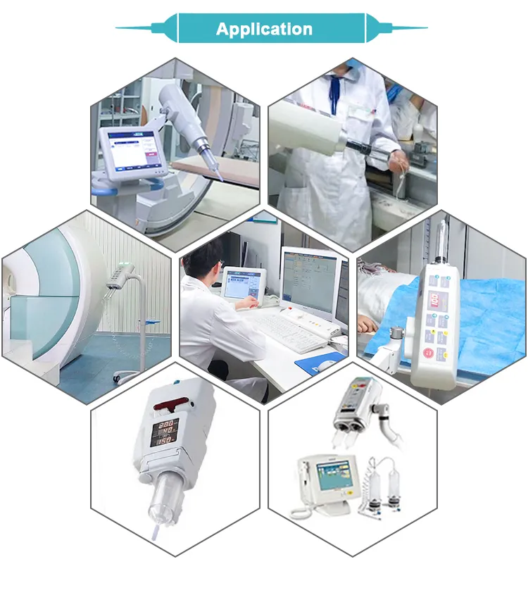 Disposable Medical CT Dsa MRI Medrad High Pressure Syringe Manufacturing