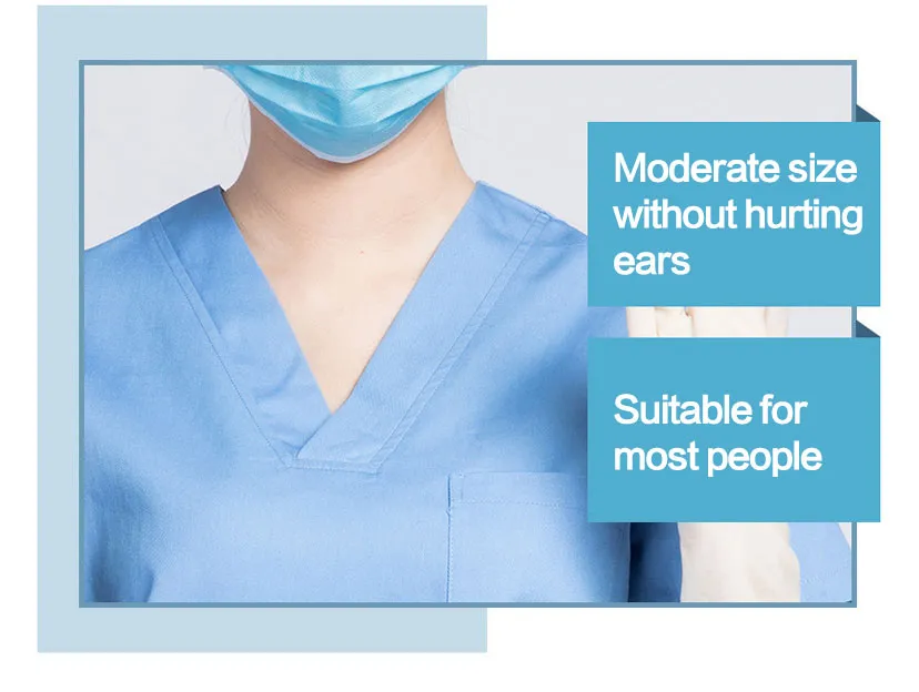 Disposable Medical Mask Protective Surgical Medical Face Mask, Doctor′s Mask, Surgical Mask, 3-Ply Face Mask with Earloop