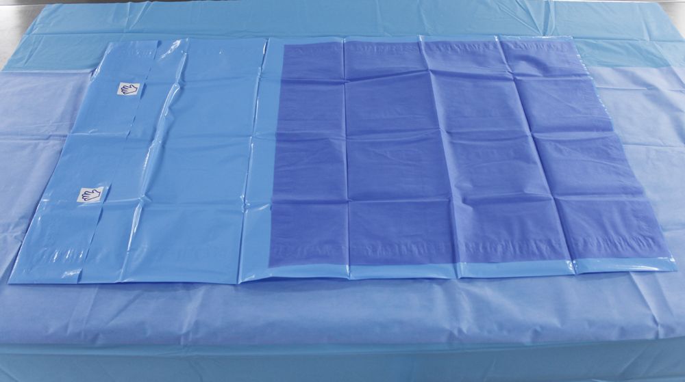 Disposable Medical Sterile Adhesive Surgical Drape for Caesarean Section