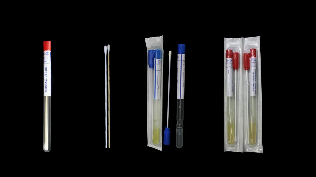 Disposable Medical Sterile Sampling Collection Medium Amies Gel Transport Swab