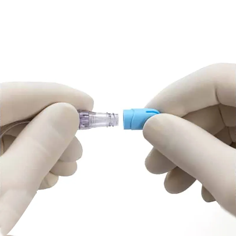 Disposable Protective Femal Side Dual Cap for Hemodialysis Use