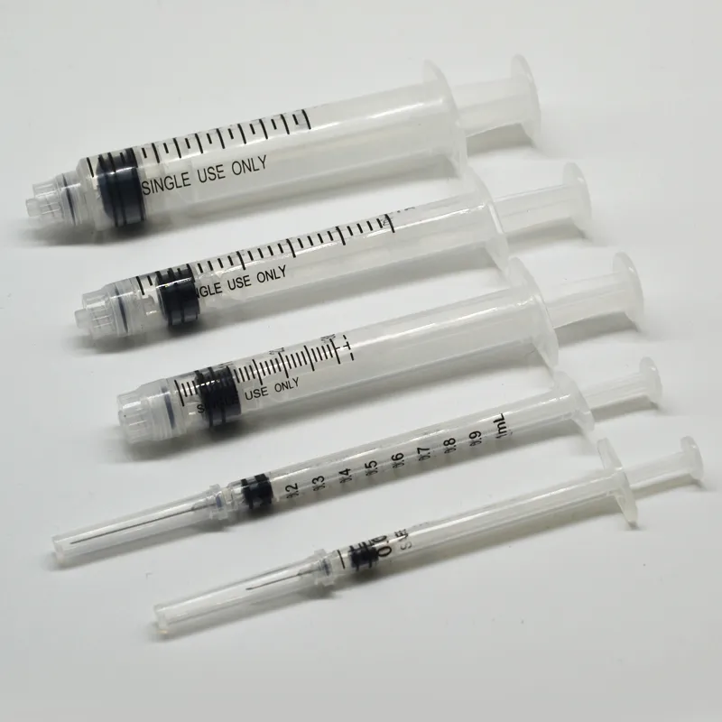 Disposable Sterile Vaccine Retractable Safety Ad Syringe 0.5ml-10ml Luer Slip Syringe