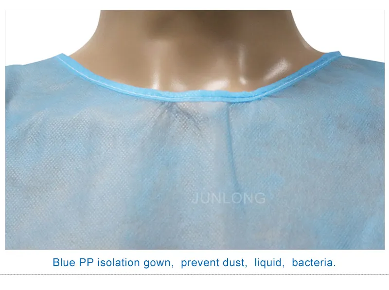 Disposable Visitor Gowns in Blue Color