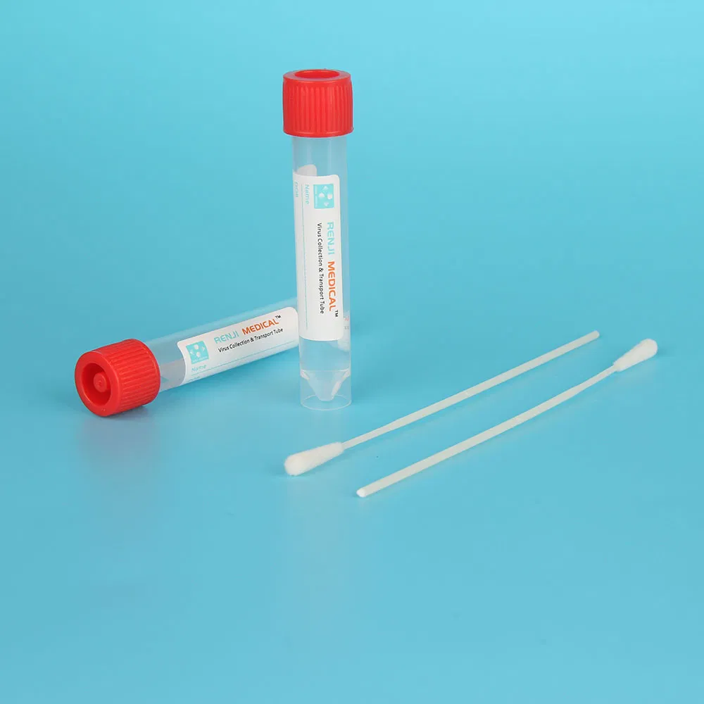 EOS Medical Nasopharyngeal Nylon Flocked Swab Vtm Swab Stick Kit