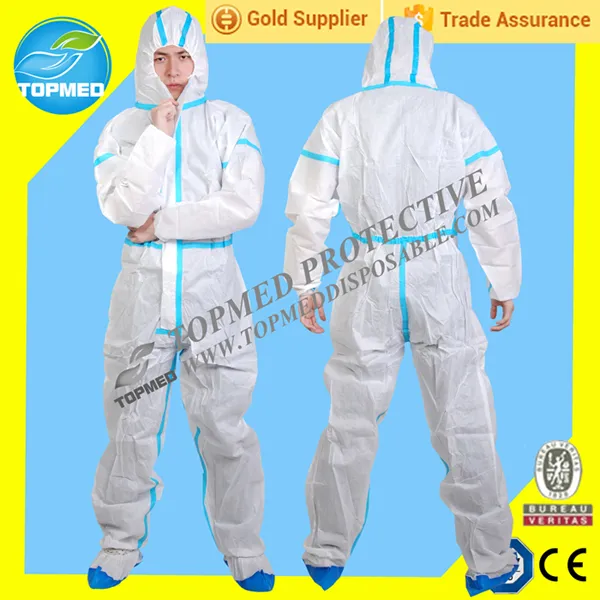EU Standard Hospital Uniform Surgical Coat Disposable Lab Coats Hospital Visitor Coat