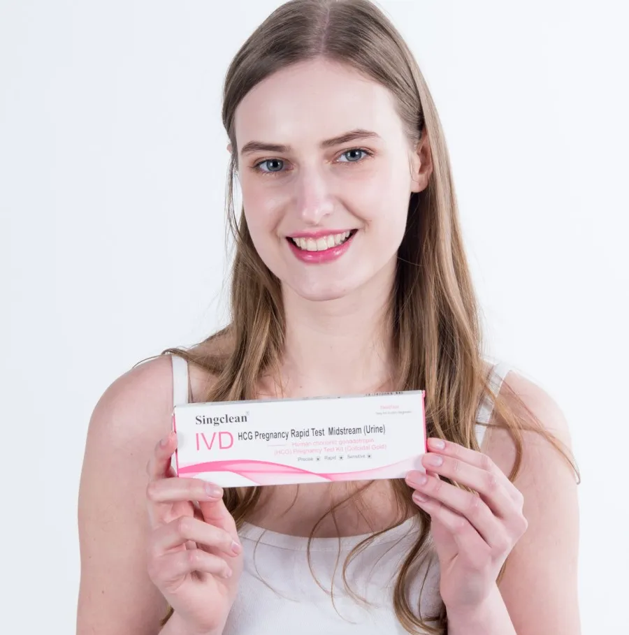 Factory Price Wholesale One Step HCG Midstream Pregnancy Test Midstream/Pen