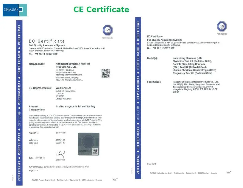 Factory Price Wholesale One Step HCG Midstream Pregnancy Test Midstream/Pen