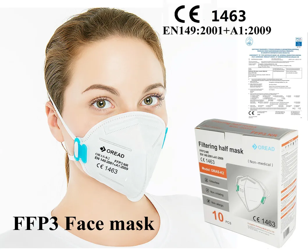 FFP3 Mask Withoutvalve/ FFP3 Face Mask Without Valve/FFP3 Mask
