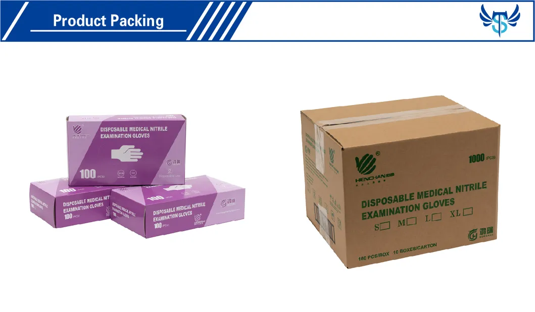 Frivolous Disposable Medical Nitrile Examination Gloves for Doctor Check Use