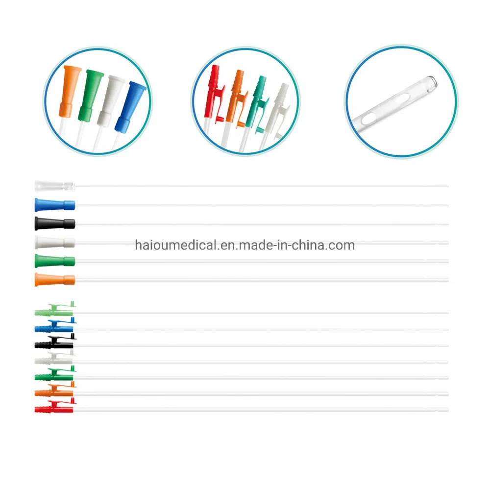 Good Price Colors Adults Size Codes PVC Suction Catheter