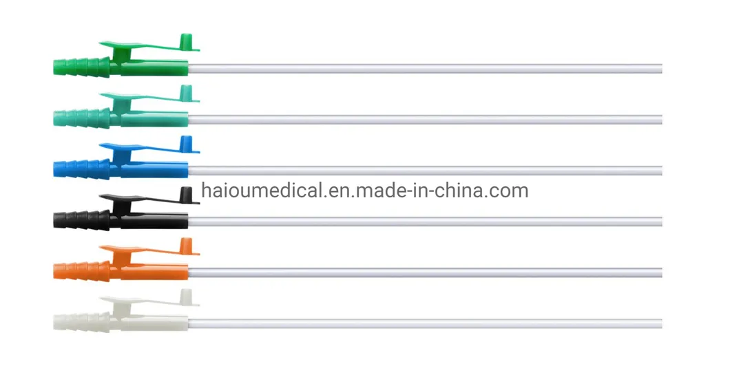Good Price Colors Adults Size Codes PVC Suction Catheter