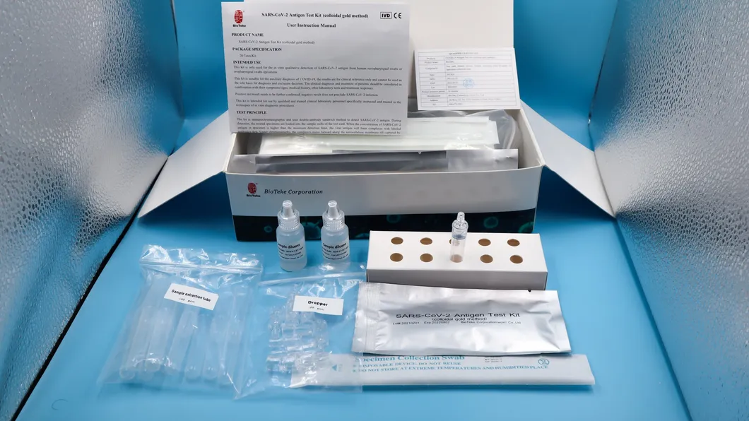High Accuracy Individual Rapid Test Kit with Pharyngeal Swab