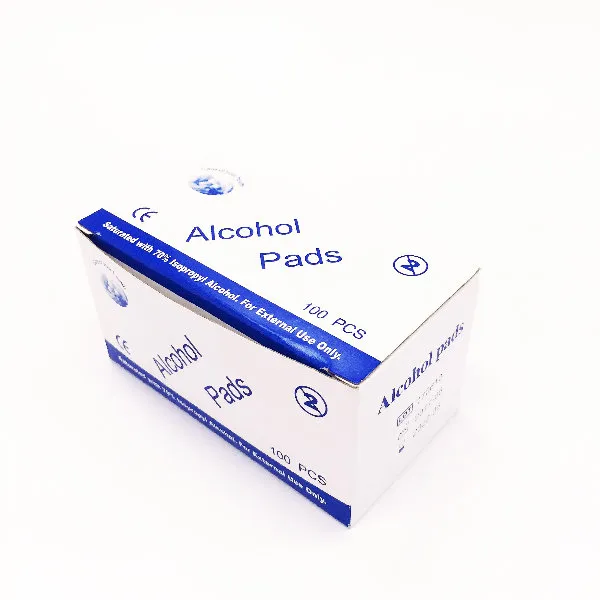 High Quality Cheap Price Medical Grade 70% Isopropyl Alcohol Pad 30X65mm