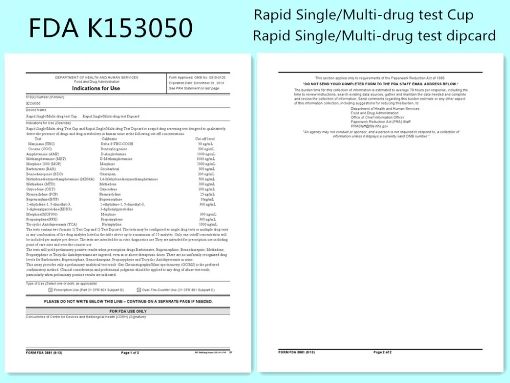 Home Urine Tml/Tra Tramadol Drug Test