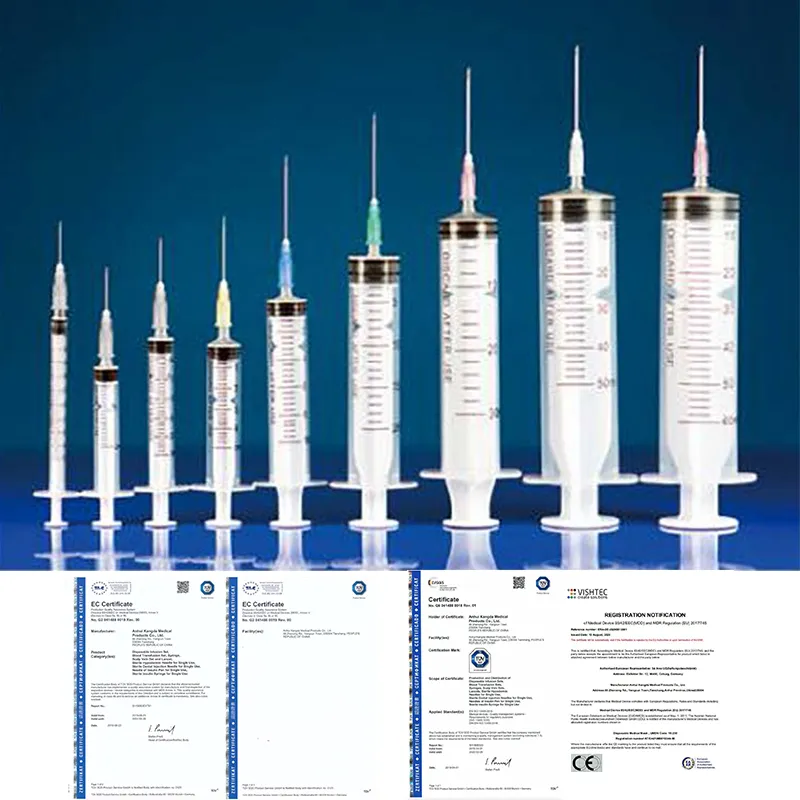 Hot Sale Popular Jiangsu Disposable Medical Supplies 2.5ml Injection Syringe