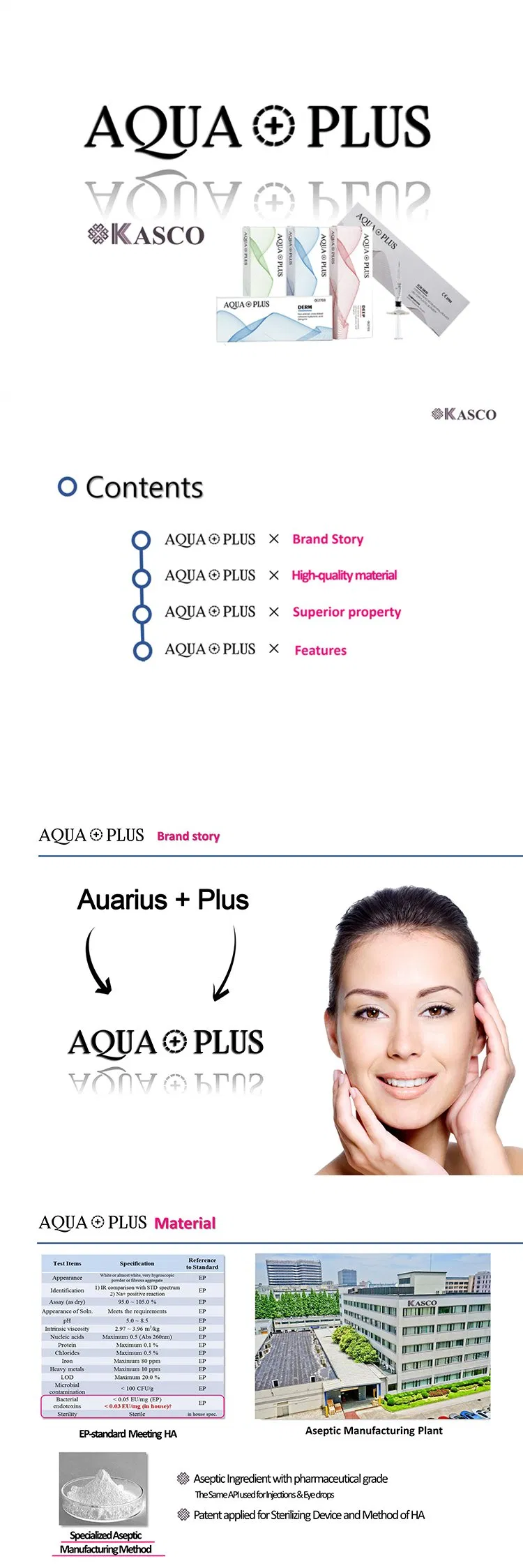 Hydrogel Butt Injections for Sale/Brest Enlargement 10ml/Filler