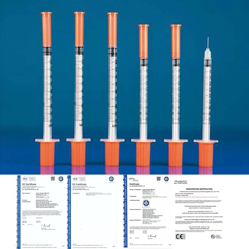 Jiangsu Disposable Medical Supplies 1ml 2ml 3ml 5ml Injection Syringe