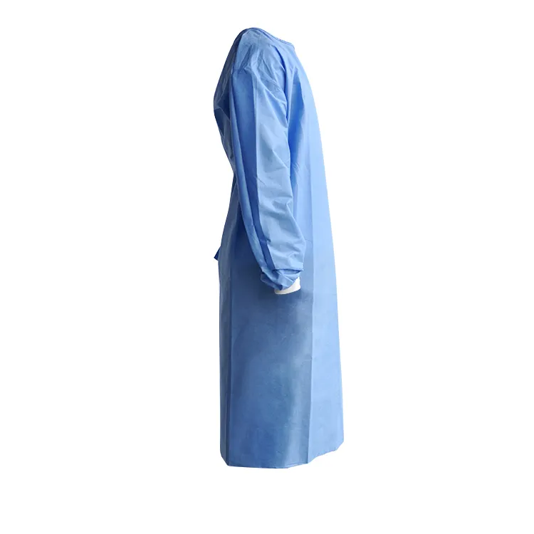 Level 1 Sterile Non Woven SMS Surgical Gown Sterile Waterproof SMS Disposable