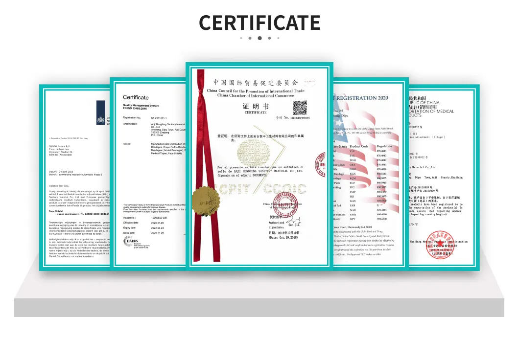 Mdr CE Approved Brand of Self-Adhesive Bandage for Humans or Animals Without Clip