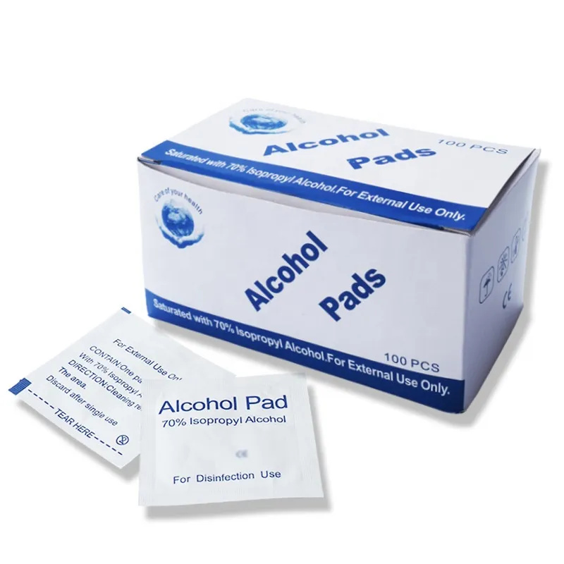 Medical Non Woven Fabric 70% Isopropyl Alcohol Prep Pad