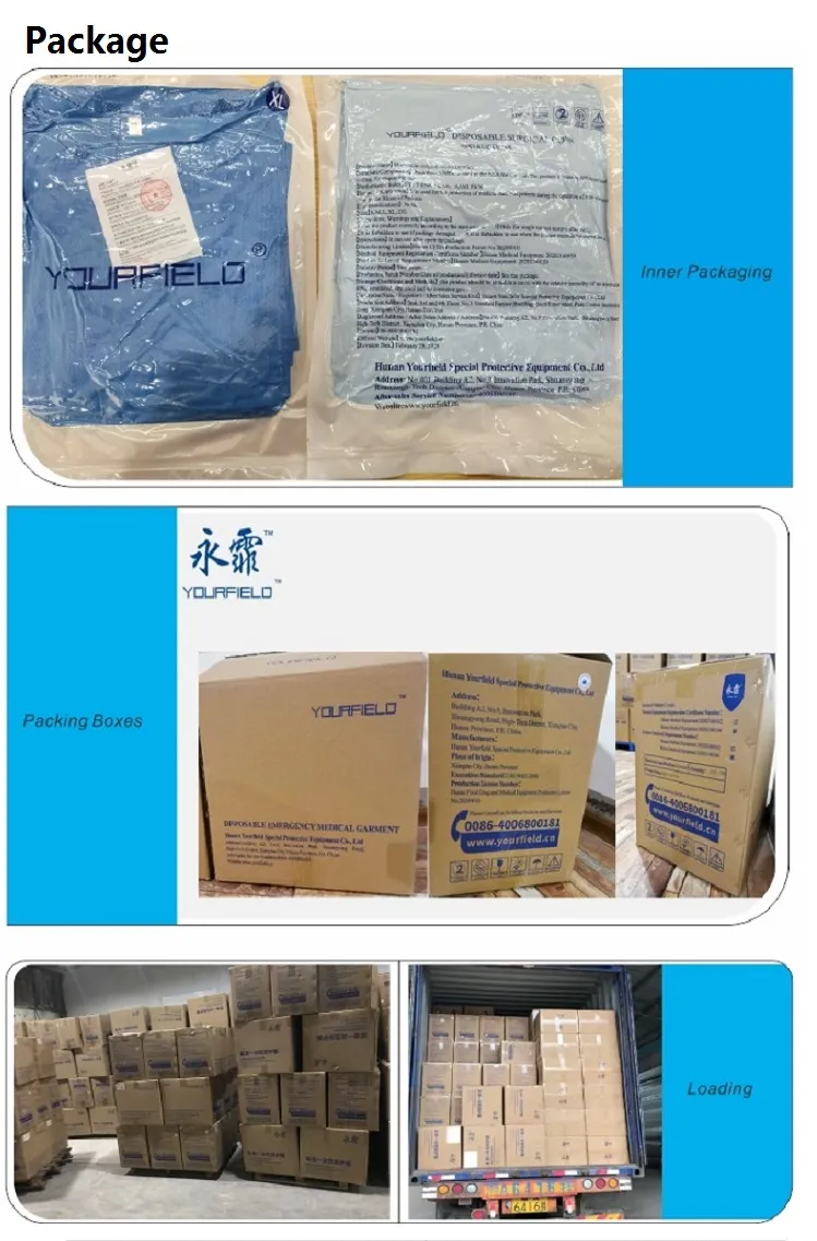 Medical Supply SMS Non-Sterile Disposable Isolation Gown