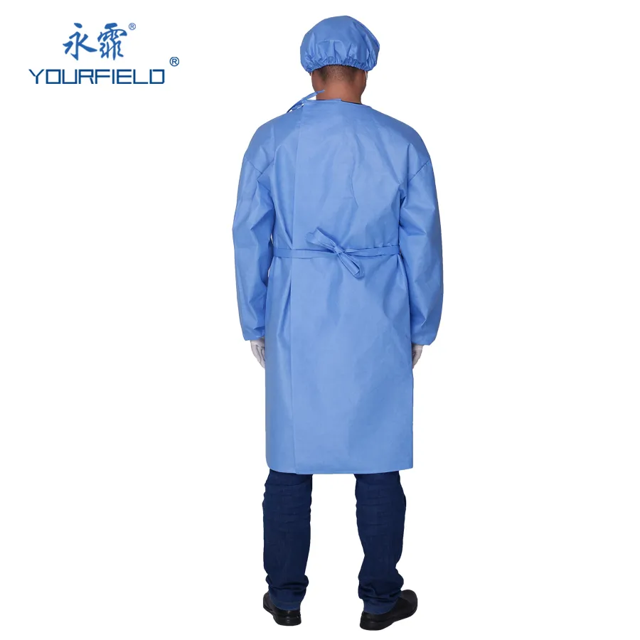 Medical Supply SMS Non-Sterile Disposable Isolation Gown