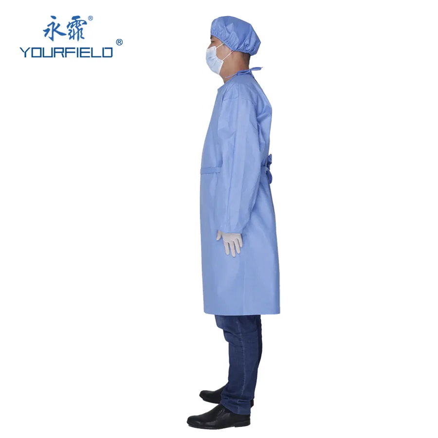 Medical Supply SMS Non-Sterile Disposable Isolation Gown