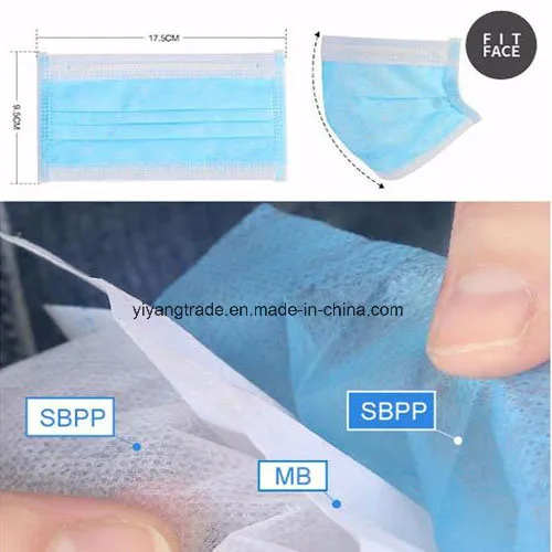 OEM Disposable Medical Face Mask with FDA and Ce