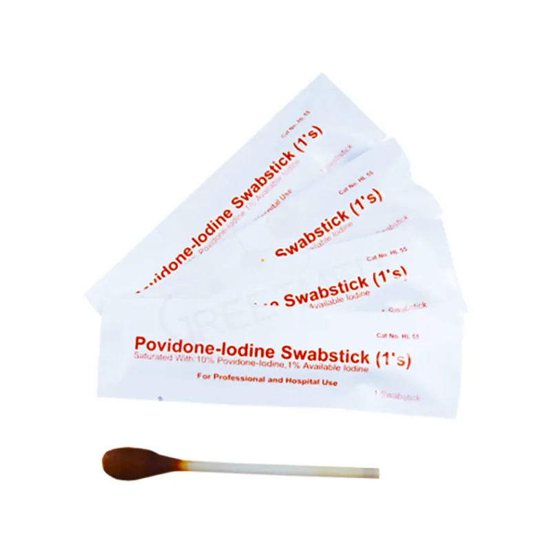 Povidone Iodine Swabsticks Medical Surgical Disposable 10% Povidone Iodine Swabsticks