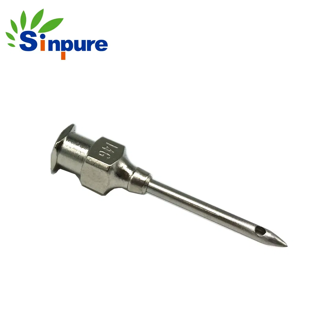 Provide 14G 16g Stainless Steel Hypodermic Veterinary Injection Needle Animal Needle