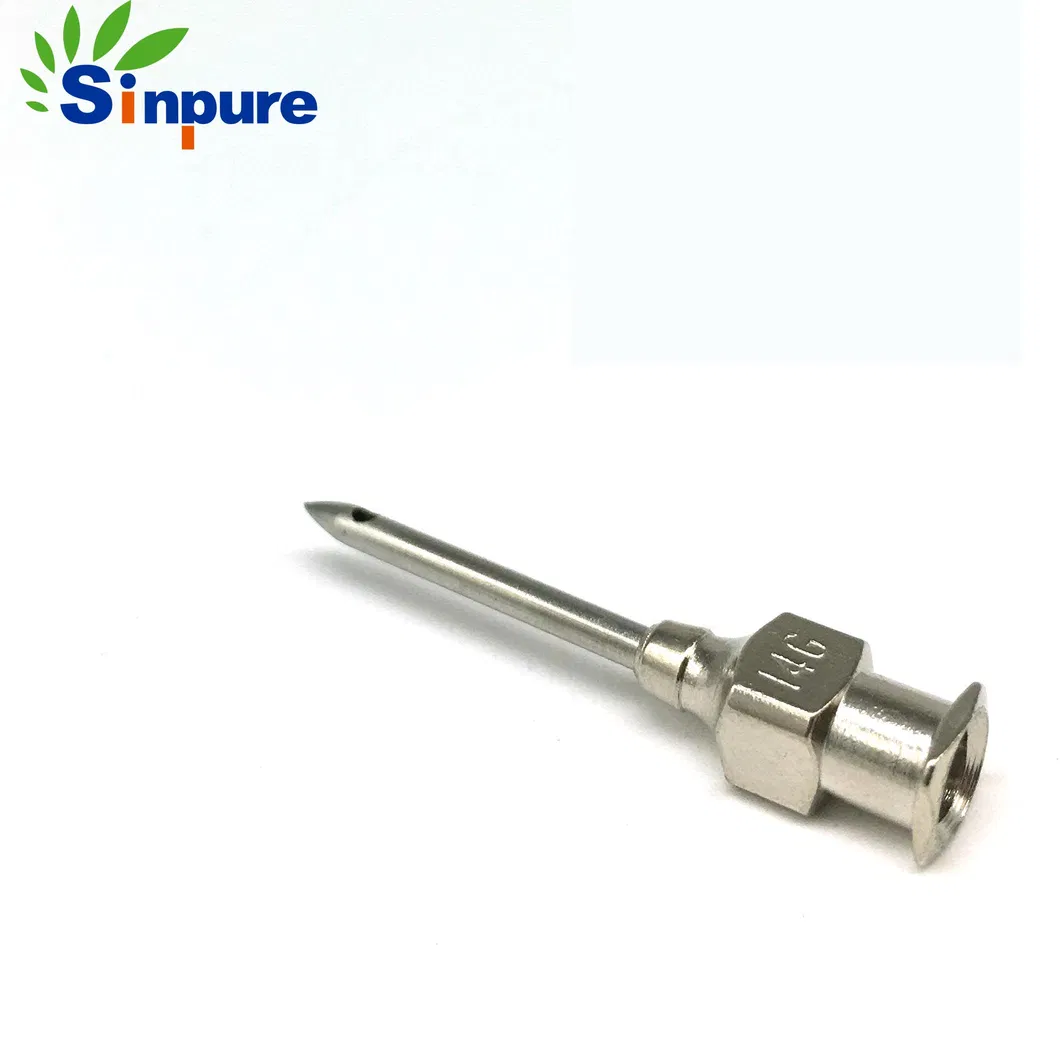 Provide 14G 16g Stainless Steel Hypodermic Veterinary Injection Needle Animal Needle