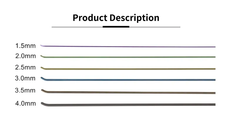 Quality Guaranteed Titanium Elastic Nail Orthopedic Surgical Implants Interlocking Nail Intramedually Nail