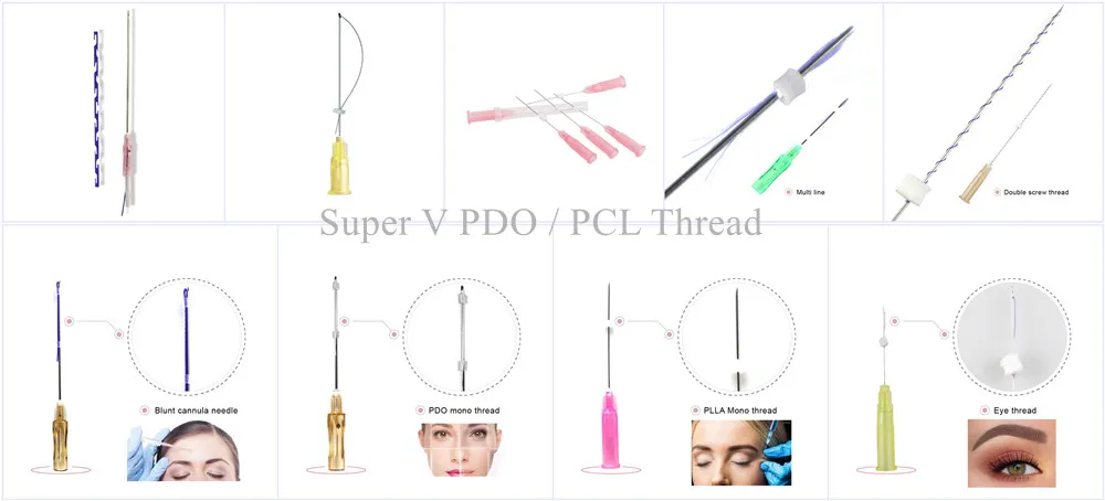 Skin Rejuvenation Mono Tornado Screw Pdo Thread for Skin Lifting